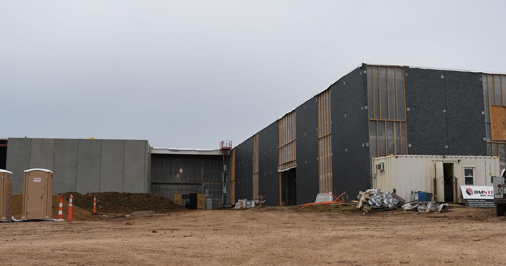Exterior of new Sioux Center High School